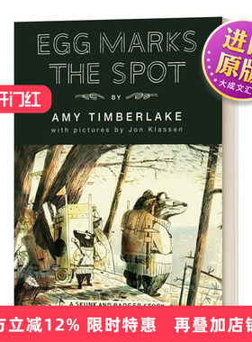 英文原版 Egg Marks the Spot Skunk and Badger 2 臭鼬和獾2 儿童绘本 精装 英文版 进口英语原版书籍