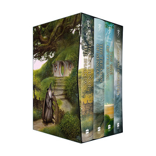 英文原版 The History of Middle-Earth 3 托尔金中土世界的历史 四册盒装精装 魔影重临 艾森加德的背叛 魔戒圣战 索隆的败亡