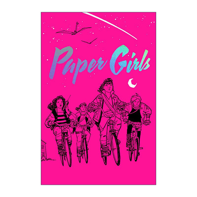 英文原版 Paper Girls Deluxe Edition Volume 1 送报女孩 精装漫画豪华版卷一 英文版 进口英语原版书籍