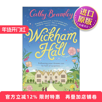 英文原版 Wickham Hall 威肯庄园 Cathy Bramley畅销浪漫爱情小说 英文版 进口英语原版书籍