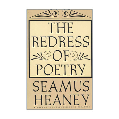 英文原版 Redress Of Poetry 诗歌的校正 谢默斯·希尼牛津诗歌讲座集 英文版 进口英语原版书籍
