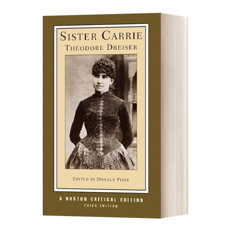 英文原版 Sister Carrie 嘉莉妹妹 诺顿文学解读系列 Norton Critical Edition 英文版 进口英语原版书籍