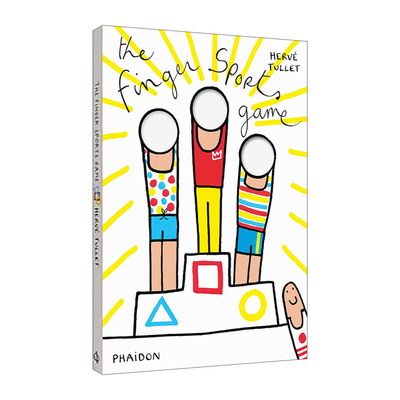 英文原版 The Finger Sports Game 法国艺术家埃尔维 杜莱儿童艺术启蒙绘本Herve Tullet 精装 英文版 进口英语原版书籍