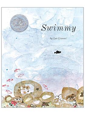 英文原版 Swimmy 小黑鱼 凯迪克银奖 儿童经典精装绘本 李欧·李奥尼 英文版 进口英语原版书籍