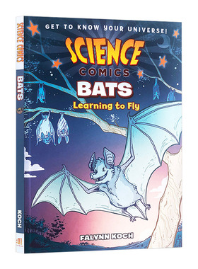 英文原版 Science Comics Bats 科学漫画系列 蝙蝠 儿童认知绘本图画书 英文版