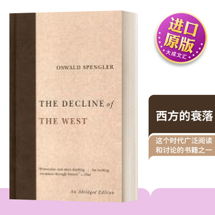 西方 书籍 Decline 进口英语原版 英文版 衰落 West the The 英文原版