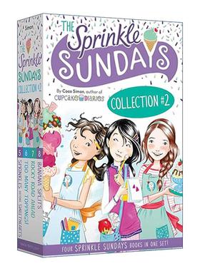 英文原版 The Sprinkle Sundays Collection 2 周末甜蜜日5-8册盒装 青少年友谊小说 英文版 进口英语原版书籍
