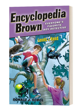 英文原版 Ency Brown Lends a Hand 百科全书小布朗 帮了小忙 英文版 进口英语原版书籍儿童图书