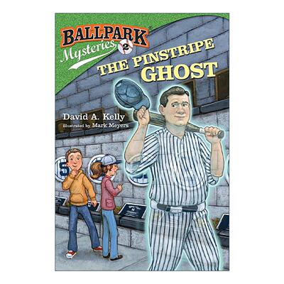 英文原版 Ballpark Mysteries #2 The Pinstripe Ghost 棒球场之谜02 细条纹幽灵 儿童推理章节桥梁 英文版 进口英语原版书籍