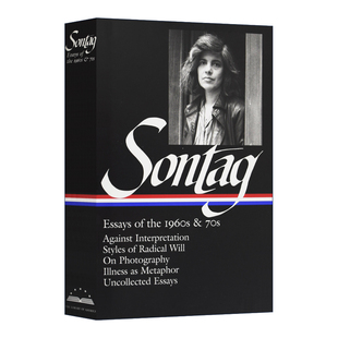 1960s 散文 Susan and the Essays 精装 20世纪60年代和70年代 70s 进口英语原版 246 苏珊·桑塔格 Sontag 英文原版 LOA