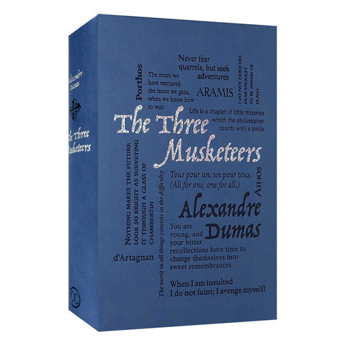 英文原版小说 The Three Musketeers 三个火枪手 大仲马 Word Cloud Classics字云经典 软精装皮质封面 英文版 进口英语原版书籍