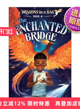 英文原版 The Enchanted Bridge Dragons in a Bag 04 魔法桥 袋子里的龙系列4 儿童奇幻小说 Zetta Elliott 进口英语原版书籍