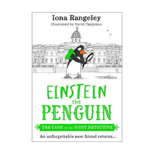 英文原版 Einstein the Penguin the Case of the Fishy Detective 企鹅爱因斯坦2 爱吃鱼的侦探 英文版 进口英语原版书籍