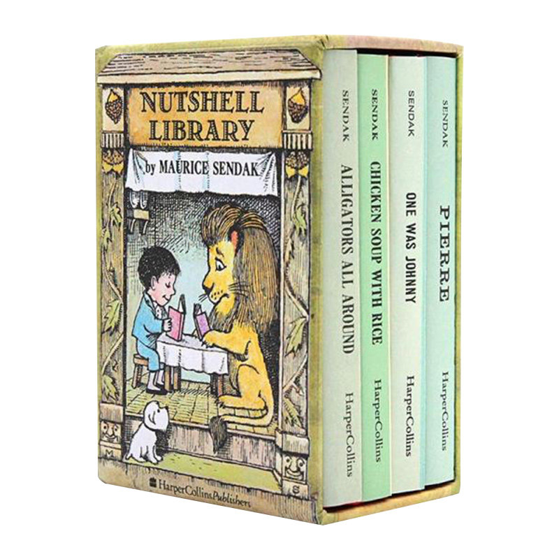 英文原版 Nutshell Library 坚果图书馆 精装手掌书 低幼英语启蒙绘本 英文版 进口英语原版书籍儿童图书