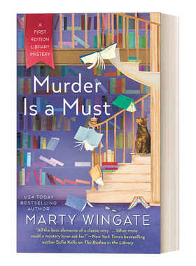 英文原版小说 Murder Is a Must 谋杀是必须的 Marty Wingate 英文版 A First Edition Library Mystery Book 2 进口英语原版书籍