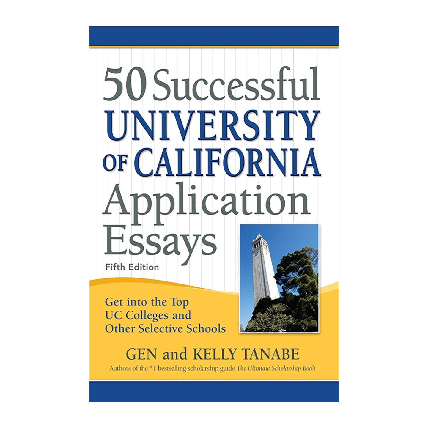 英文原版 50 Successful University of California Application Essays 加州大学50篇精选申请文书 第五版新版 进口英语原版书籍
