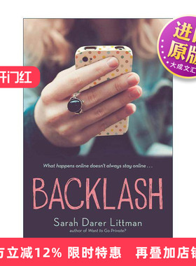 英文原版 Backlash 强烈反应 青少年霸凌主题 英文版 进口英语原版书籍