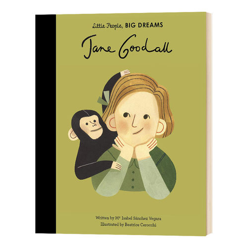 精装 英文原版 Little People  Big Dreams Jane Goodall 小人物 大梦想系列 珍妮·古道尔 绘本 英文版儿童图书