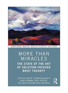 英文原版 More Than Miracles 超越奇迹 焦点解决短期治疗 第2版 英文版 进口英语原版书籍