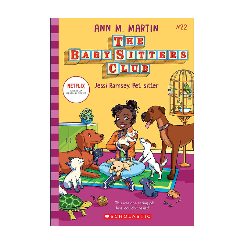 英文原版 The Baby-sitters Club 22 Jessi Ramsey Pet-sitter 保姆俱乐部小说22 英文版 进口英语原版书籍