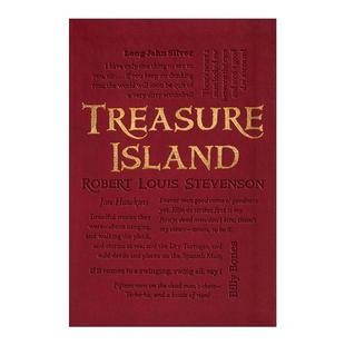 英文原版 Treasure Island 金银岛 第2版 软精装皮质封面词云经典 Word Cloud Classics 英文版 进口英语原版书籍