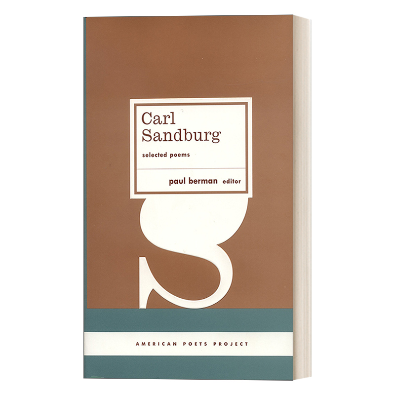 英文原版 carl sandburg selected poems american poets project #23