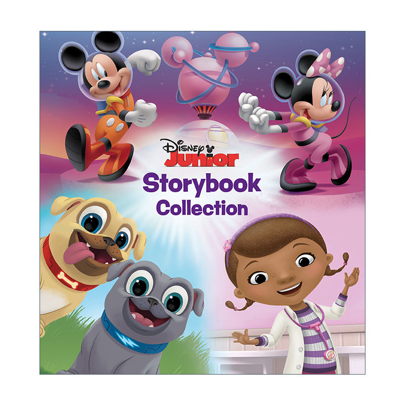 英文原版 Disney Junior Storybook Collection 迪士尼18个幼儿故事合集 5-8岁 250多幅插图 亲子睡前故事读物 英文版 进口英语书