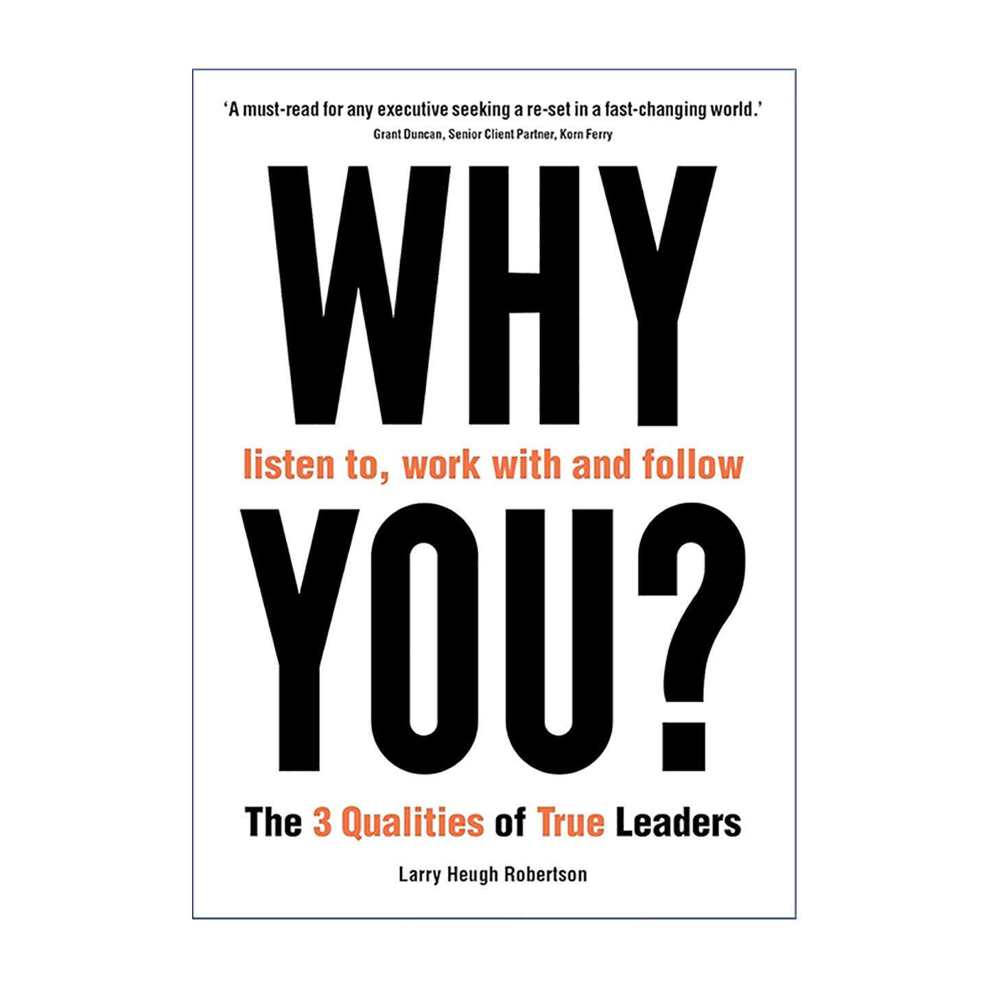 英文原版 Why Listen To Work With and Follow You 影响力的真相 职场中让人倾听 合作与追随的艺术与科学 进口英语原版书籍