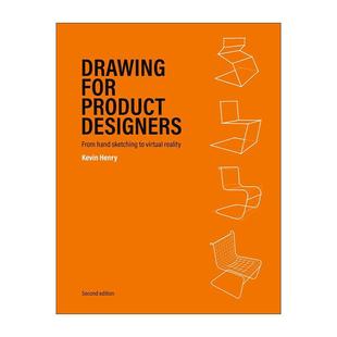 Product Designers 进口英语原版 Drawing 书籍 英文版 for 第二版 英文原版 产品设计绘图技巧