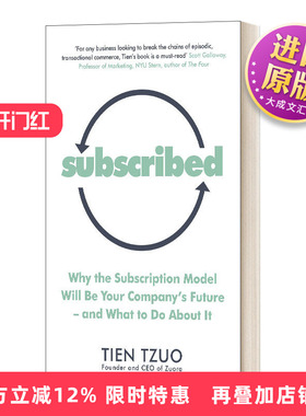 英文原版 Subscribed 订阅经济 创造可持续增长的未来 英文版 进口英语原版书籍