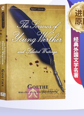 The Sorrows of Young Werther 英文原版小说 少年维特之烦恼 经典外国文学名著 英文版进口英语书籍