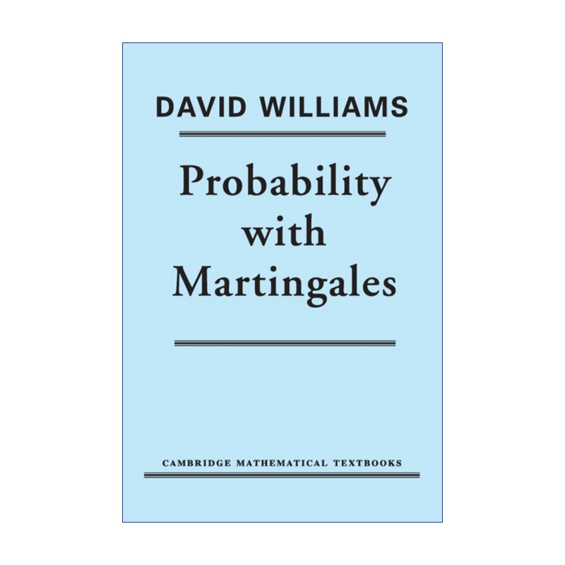 英文原版 Probability with Martingales 概率和鞅 David Williams 英文版 进口英语原版书籍