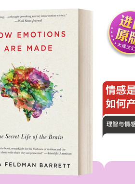 情感是如何产生的 英文原版 How Emotions Are Made 英文版 LISA FELDMAN BARRETT 进口英语原版书籍