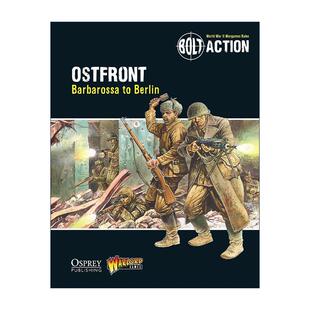 Ostfront 桌面战争兵棋 进口英语原版 Bolt 书籍 英文版 Action 巴巴罗萨到柏林 英文原版 东部战线