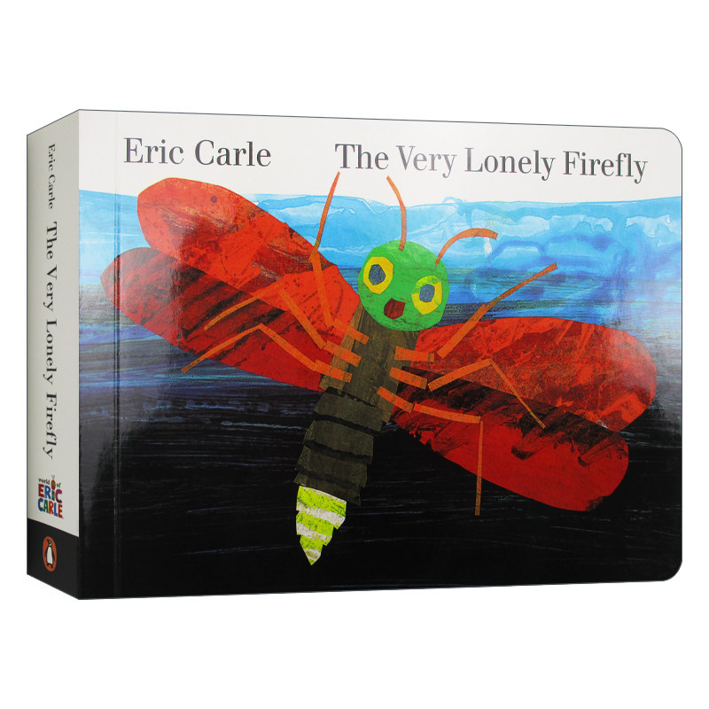 英文原版 the very lonely firefly 好孤独的萤火虫 带电池会发光