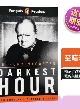 企鹅阅读第6级 至暗时刻 英文原版 Penguin Readers Level 6 Darkest Hour ELT Graded Reader Anthony McCarten儿童图书