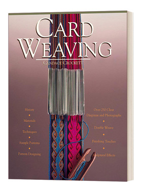 英文原版 Card Weaving 卡织 Candace Crockett 纤维艺术与纺织品 英文版 进口英语原版书籍