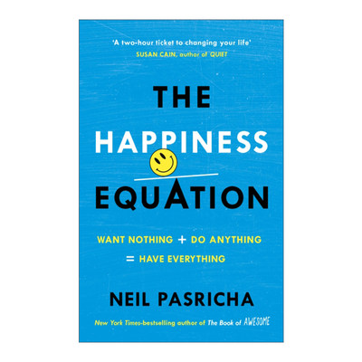 英文原版 The Happiness Equation 幸福方程 重塑自我 如何成为一个幸福的人 Neil Pasricha 英文版 进口英语原版书籍