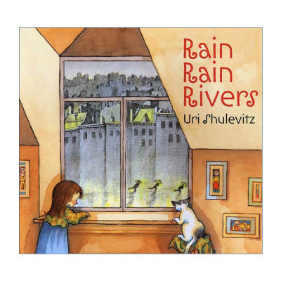 英文原版 Rain Rain Rivers 雨河 凯迪克奖作者Uri Shulevitz 英文版 进口英语原版书籍