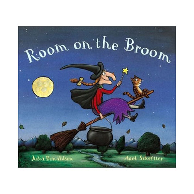 英文原版 Room on the Broom 女巫扫帚排排坐 Julia Donaldson 茱莉亚唐纳森 儿童绘本 万圣节主题 英文版 进口英语原版书籍