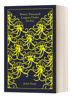 英文原版小说 海底两万里 Twenty Thousand Leagues Under the Sea 儒勒·凡尔纳 布纹经典 英文原版 中小学生必读丛书