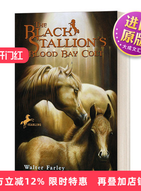 英文原版 The Black Stallion's Blood Bay Colt 黑神驹系列 黑神驹的血湾小马 Walter Farley 小说 英文版 进口书籍
