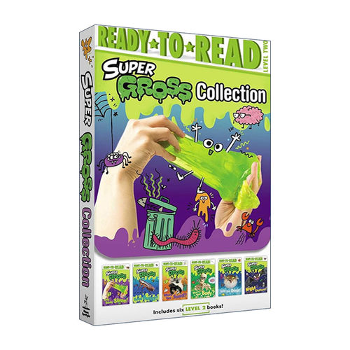 英文原版 Super Gross Collection 准备读系列分级阅读2 事实科普 6册盒装 Ready-to-Read Level 2 英文版 进口英语原版书籍