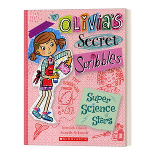 Science Olivia 英文原版 Stars 进口英语原版 Secret 英文版 书籍 Scribbles 奥莉维亚涂鸦日记 Super