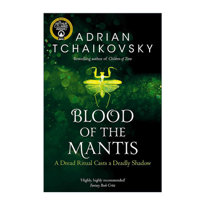 英文原版 Blood of the Mantis 螳螂之血 奇幻小说 雨果奖得主Adrian Tchaikovsky 英文版 进口英语原版书籍