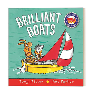 机器 绘本 Boats 英文原版 聪明 进口英语原版 Machines 英文版 Amazing 书籍 Brilliant 船 神奇