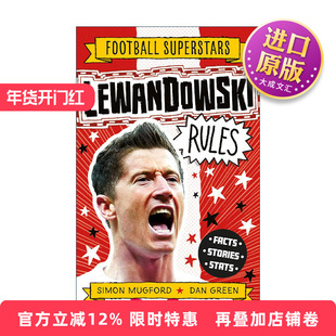 英文原版 Football Superstars Lewandowski Rules 足球明星特辑 罗伯特·莱万多夫斯基 英文版 进口英语原版书籍
