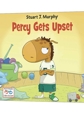 英文原版 Percy Gets Upset I See I Learn 珀西生气了 儿童认知启蒙绘本 英文版 进口英语原版书籍
