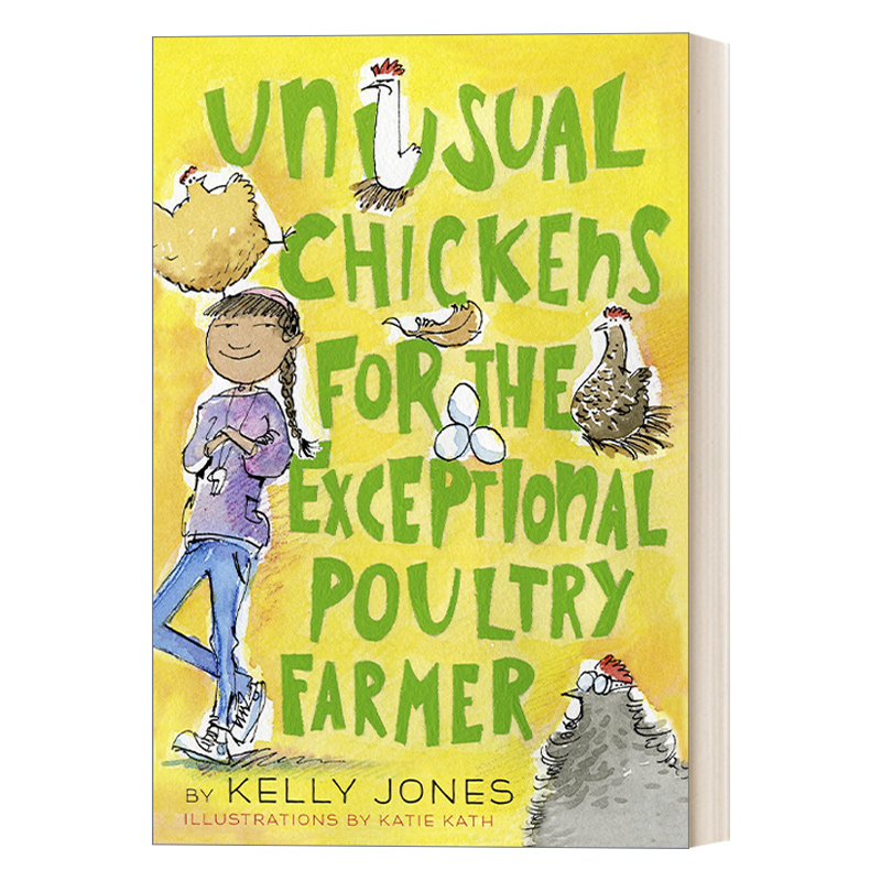 英文原版 Unusual Chickens for the Exceptional Poultry Farmer 非凡的鸡场才有非凡的鸡 儿童幽默故事小说 英文版 进口书