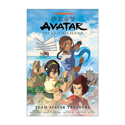 英文原版 Avatar The Last Airbender--Team Avatar Treasury Omnibus 降世神通 宝藏团队 精选集 黑马漫画 英文版
